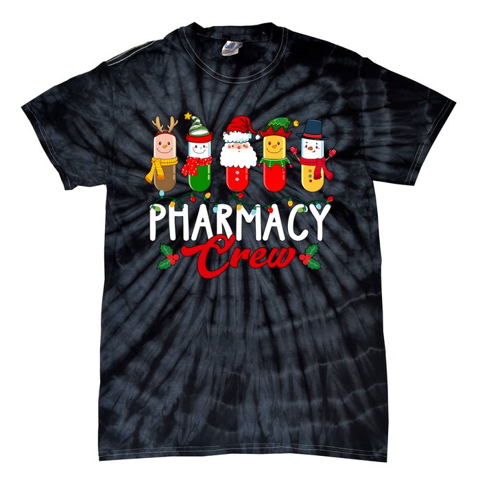 Pharmacy Crew Christmas Holiday Season Tie-Dye T-Shirt