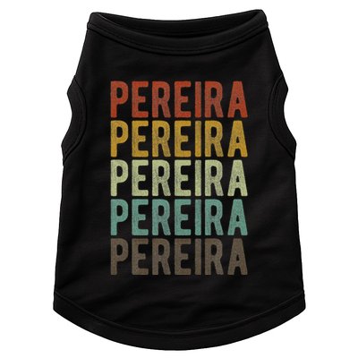 Pereira City Colombia Retro Doggie Tank