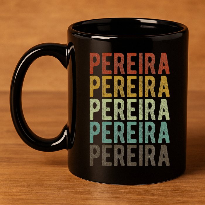 Pereira City Colombia Retro 11oz C Handle Ceramic Mug
