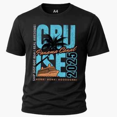Panama Canal Cruise 2025 Funny Souvenir Palm Tree Vacation Performance Shirt