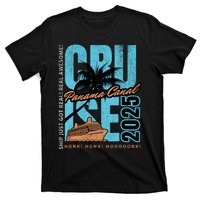 Panama Canal Cruise 2025 Funny Souvenir Palm Tree Vacation T-Shirt