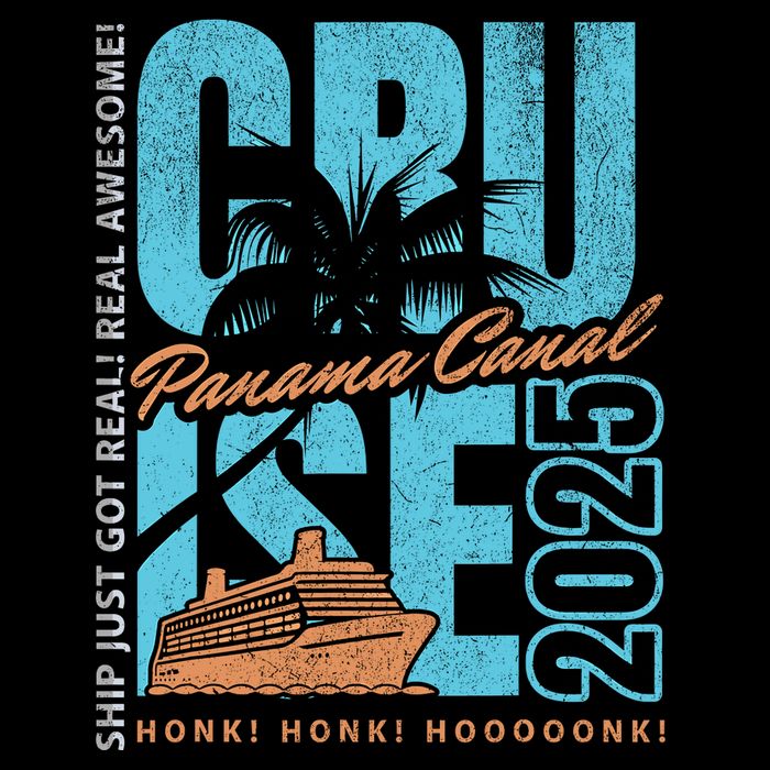 Panama Canal Cruise 2025 Funny Souvenir Palm Tree Vacation Tall Hoodie