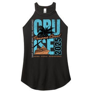 Panama Canal Cruise 2025 Funny Souvenir Palm Tree Vacation Women's Perfect Tri Rocker Tank