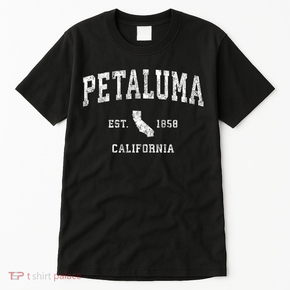 Petaluma California Ca Vintage Athletic Sports Tall T-Shirt