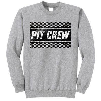 Pit Crew Costume For Racing Car Parties Tall Sweatshirt