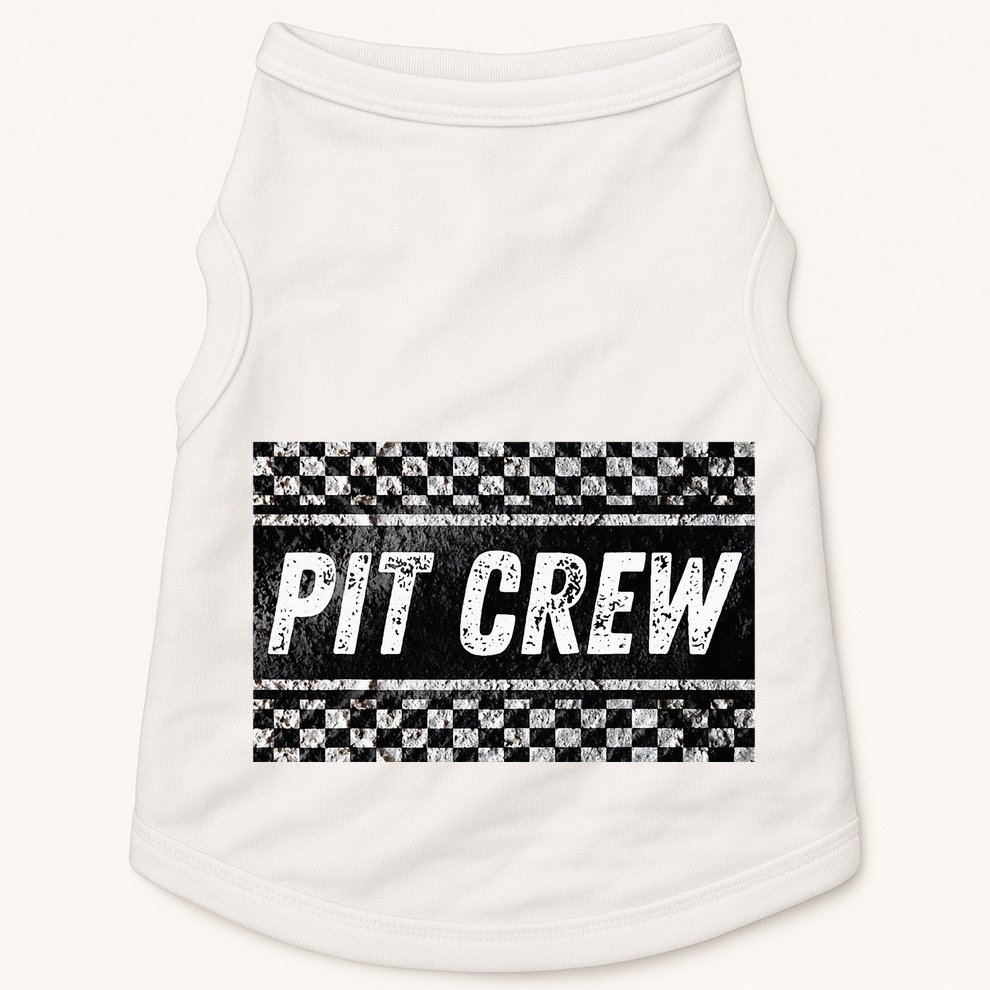 Pit Crew Costume For Racing Car Parties Doggie Tank