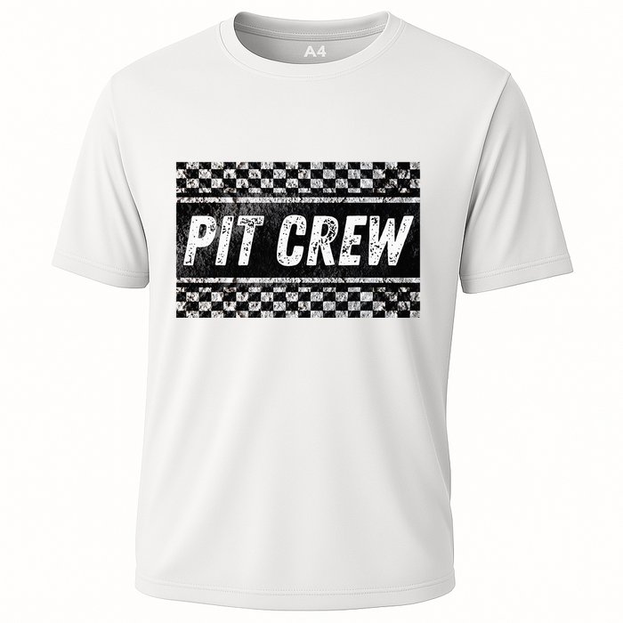 Pit Crew Costume For Racing Car Parties Cooling Performance Crew T-Shirt