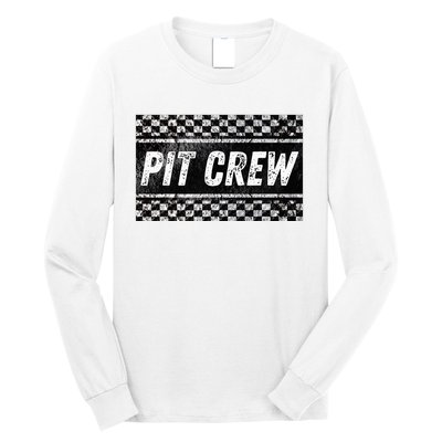 Pit Crew Costume For Racing Car Parties Long Sleeve Shirt