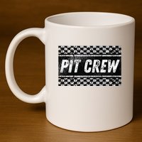 Pit Crew Costume For Racing Car Parties 11oz C Handle Ceramic Mug