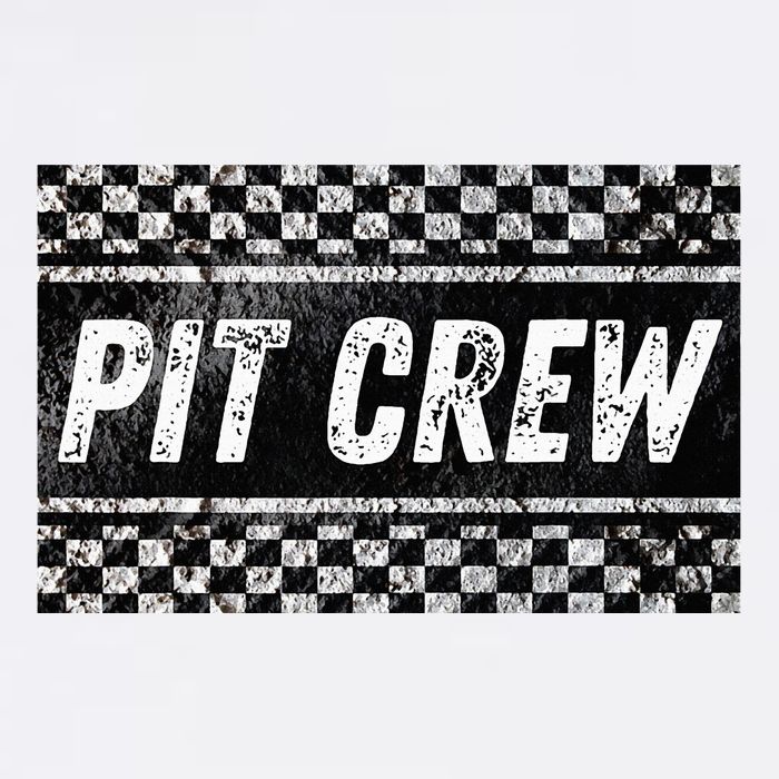 Pit Crew Costume For Racing Car Parties Women's Crop Top Tee