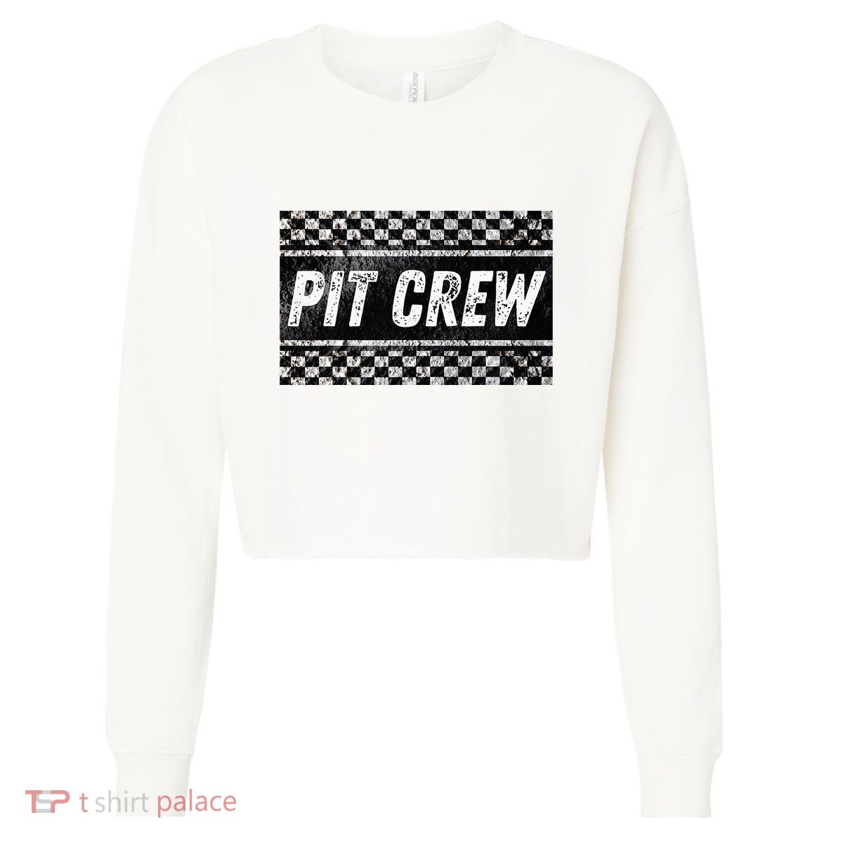 Pit Crew Costume For Racing Car Parties Cropped Pullover Crew