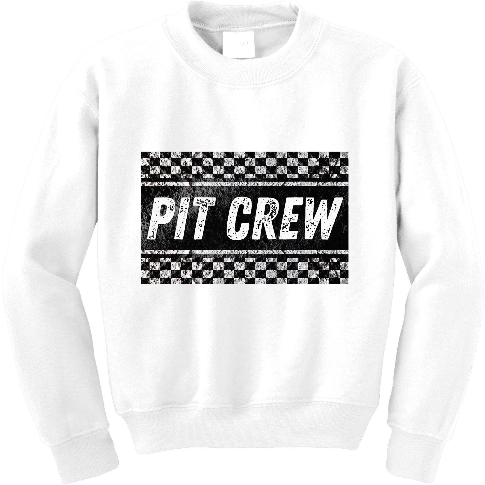 Pit Crew Costume For Racing Car Parties Kids Sweatshirt