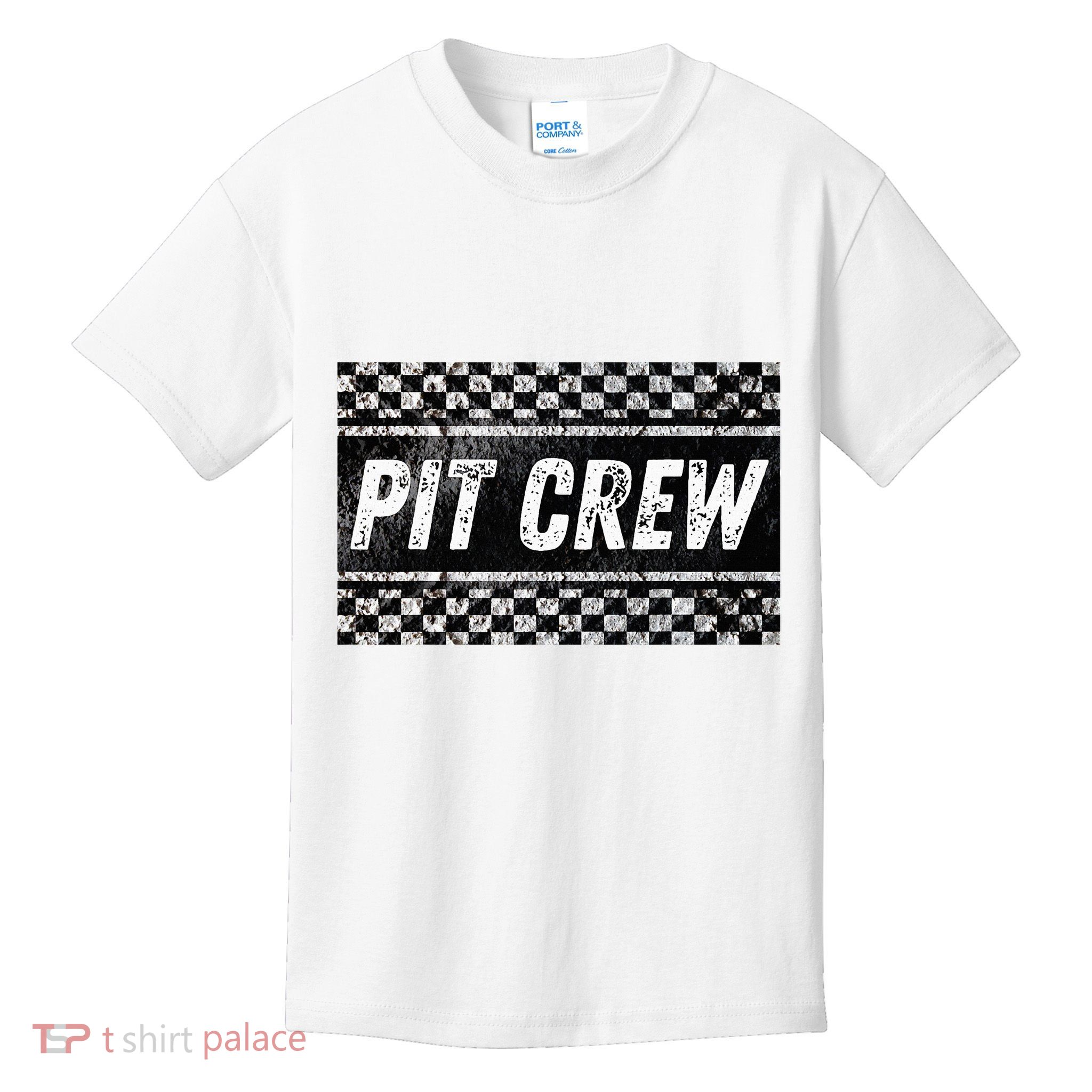 Pit Crew Costume For Racing Car Parties Kids T-Shirt