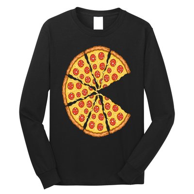 Pizza Costume Cute Pizza Slice Couple Matching Pizza Lovers Long Sleeve Shirt