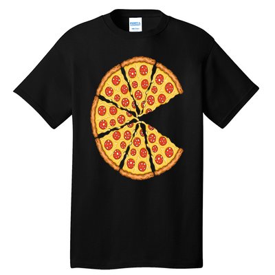 Pizza Costume Cute Pizza Slice Couple Matching Pizza Lovers Tall T-Shirt