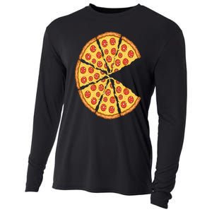 Pizza Costume Cute Pizza Slice Couple Matching Pizza Lovers Cooling Performance Long Sleeve Crew