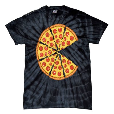 Pizza Costume Cute Pizza Slice Couple Matching Pizza Lovers Tie-Dye T-Shirt