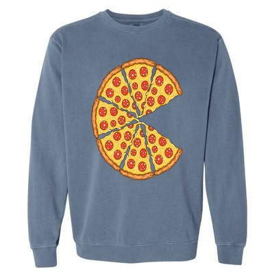 Pizza Costume Cute Pizza Slice Couple Matching Pizza Lovers Garment-Dyed Sweatshirt