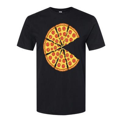 Pizza Costume Cute Pizza Slice Couple Matching Pizza Lovers Softstyle CVC T-Shirt