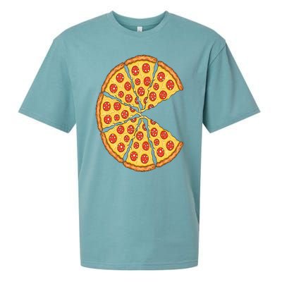 Pizza Costume Cute Pizza Slice Couple Matching Pizza Lovers Sueded Cloud Jersey T-Shirt