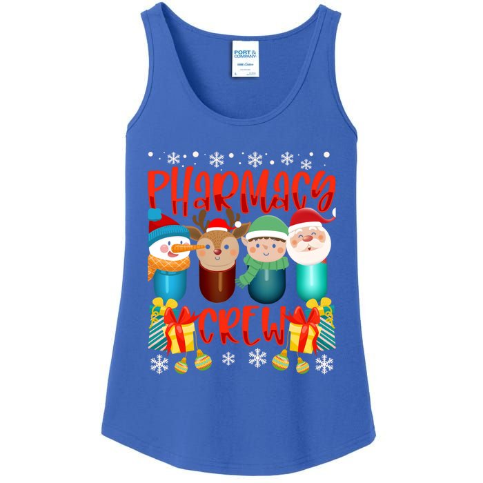 Pharmacist Christmas Crew Pharmacy Tech Technician Lover Gift Ladies Essential Tank