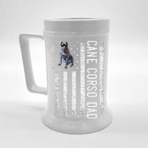 Proud Cane Corso Dad Gift For Dog Lover Mastiff Breed Beer Stein