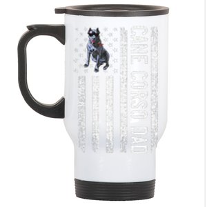 Proud Cane Corso Dad Gift For Dog Lover Mastiff Breed Stainless Steel Travel Mug