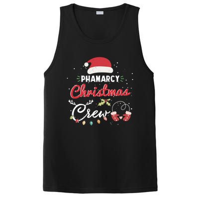 Pharmacy Christmas Crew Funny Pharmacist Matching Gift PosiCharge Competitor Tank