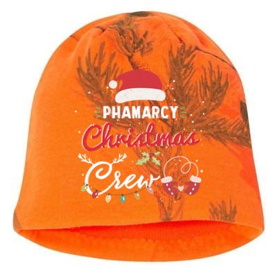 Pharmacy Christmas Crew Funny Pharmacist Matching Gift Kati - Camo Knit Beanie