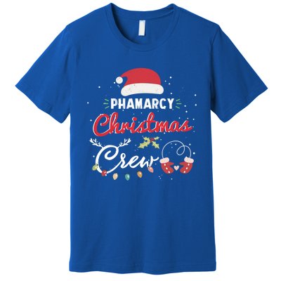 Pharmacy Christmas Crew Funny Pharmacist Matching Gift Premium T-Shirt