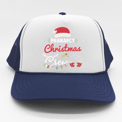 Pharmacy Christmas Crew Funny Pharmacist Matching Gift Trucker Hat