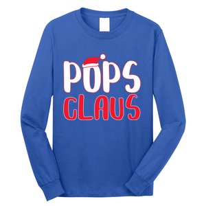 Pops Claus Cute Gift Matching Santa Pops Christmas Gift Long Sleeve Shirt