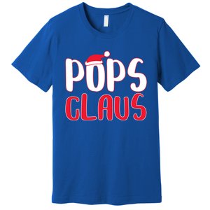 Pops Claus Cute Gift Matching Santa Pops Christmas Gift Premium T-Shirt