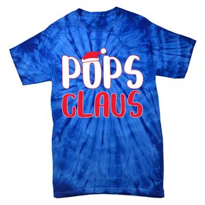 Pops Claus Cute Gift Matching Santa Pops Christmas Gift Tie-Dye T-Shirt