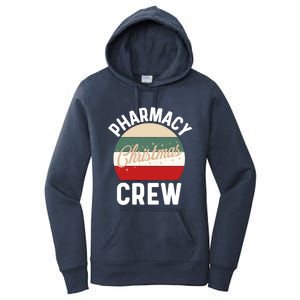 Pharmacy Christmas Crew Gift Retro Pharmacy Technician Gift Women's Pullover Hoodie