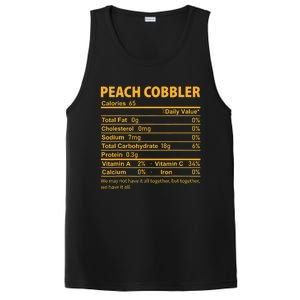 Peach Cobbler Costume Thanksgiving Food Nutrition Facts PosiCharge Competitor Tank