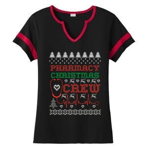 Pharmacy Christmas Cute Gift For Pharmacy Crew Ugly Pharmacist Great Gift Ladies Halftime Notch Neck Tee