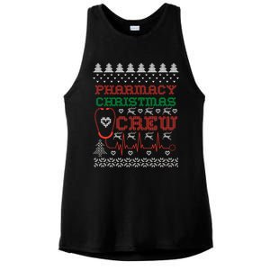 Pharmacy Christmas Cute Gift For Pharmacy Crew Ugly Pharmacist Great Gift Ladies PosiCharge Tri-Blend Wicking Tank