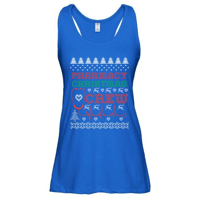 Pharmacy Christmas Cute Gift For Pharmacy Crew Ugly Pharmacist Great Gift Ladies Essential Flowy Tank