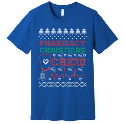 Pharmacy Christmas Cute Gift For Pharmacy Crew Ugly Pharmacist Great Gift Premium T-Shirt