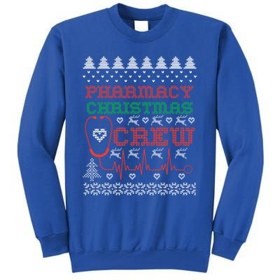 Pharmacy Christmas Cute Gift For Pharmacy Crew Ugly Pharmacist Great Gift Tall Sweatshirt