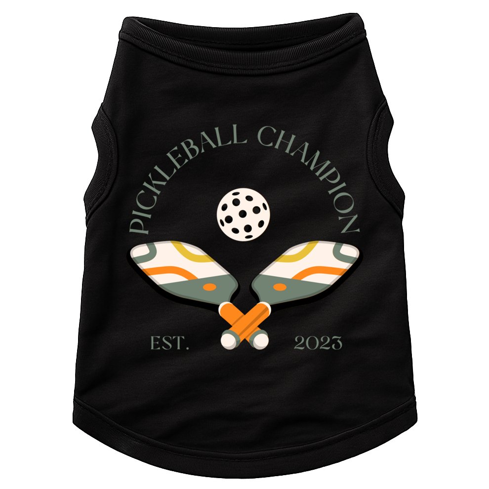 Pickleball Champion Club Funny Gift Doggie Tank