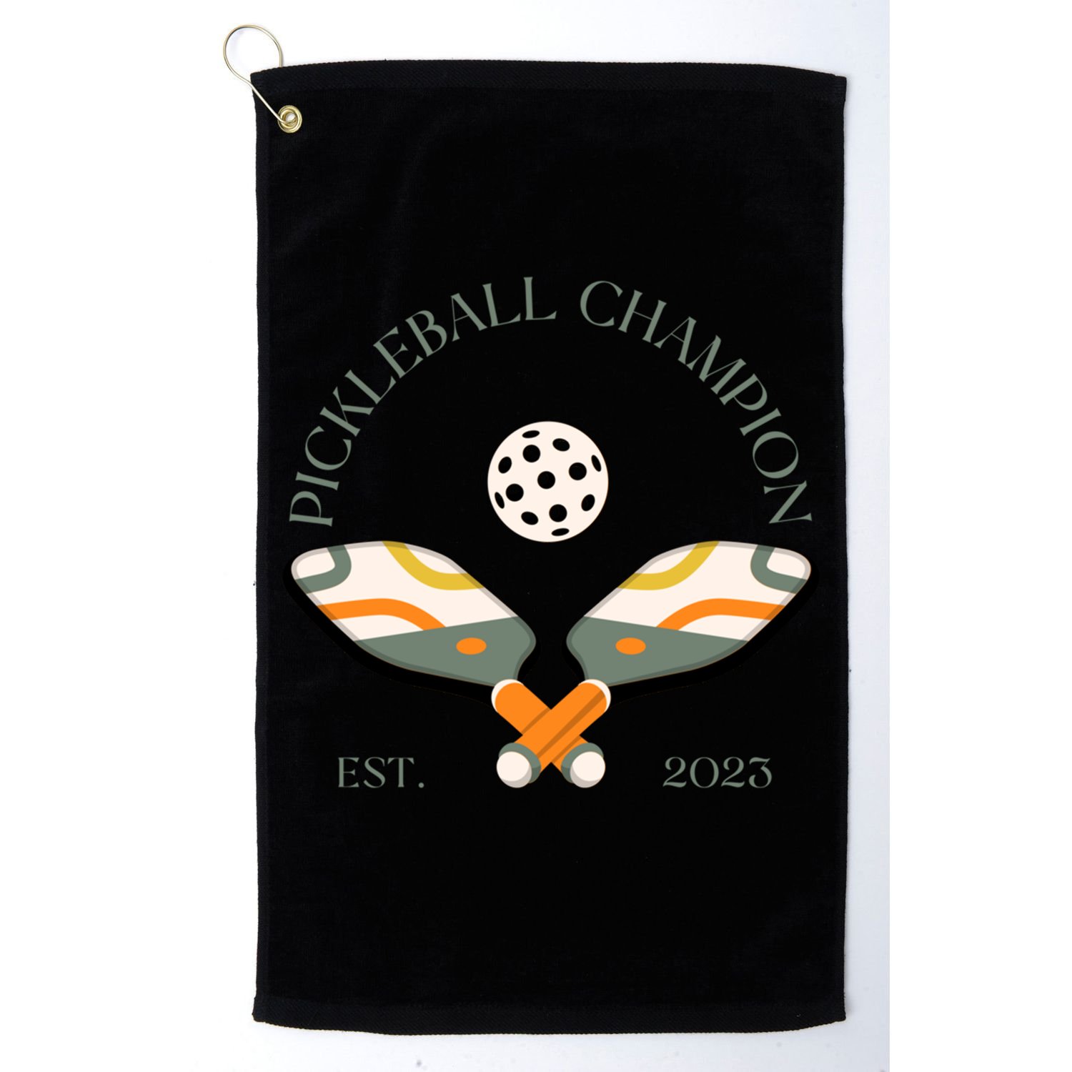 Pickleball Champion Club Funny Gift Golf Towel