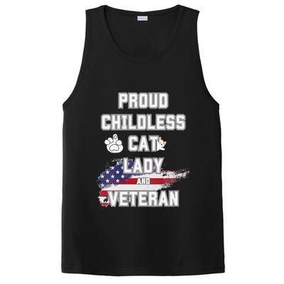 Proud Childless Cat Lady And Veteran PosiCharge Competitor Tank