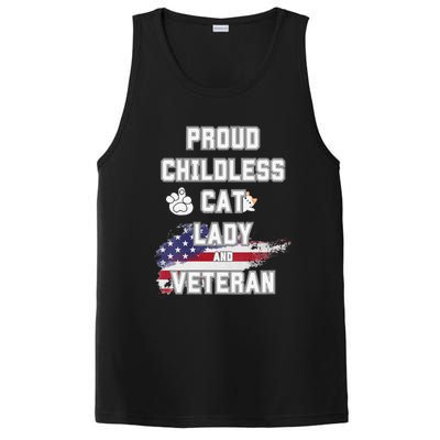 Proud Childless Cat Lady And Veteran PosiCharge Competitor Tank