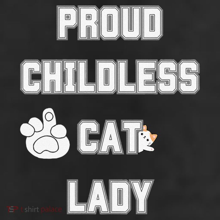 Proud Childless Cat Lady Lover Of Felines Funny Sarcastic 7 Panel Mesh Trucker Snapback Hat