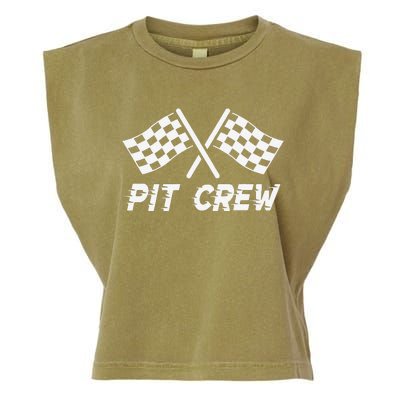 Pit Crew Costume For Race Car Parties Garment-Dyed Women's Muscle Tee