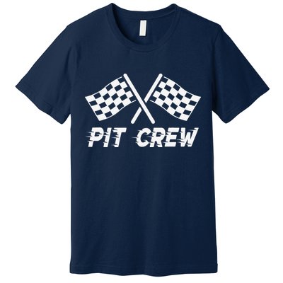 Pit Crew Costume For Race Car Parties Premium T-Shirt