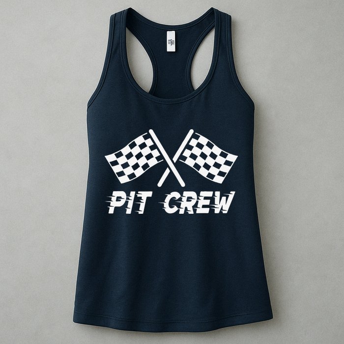 Pit Crew Costume For Race Car Parties Womens Tank Top