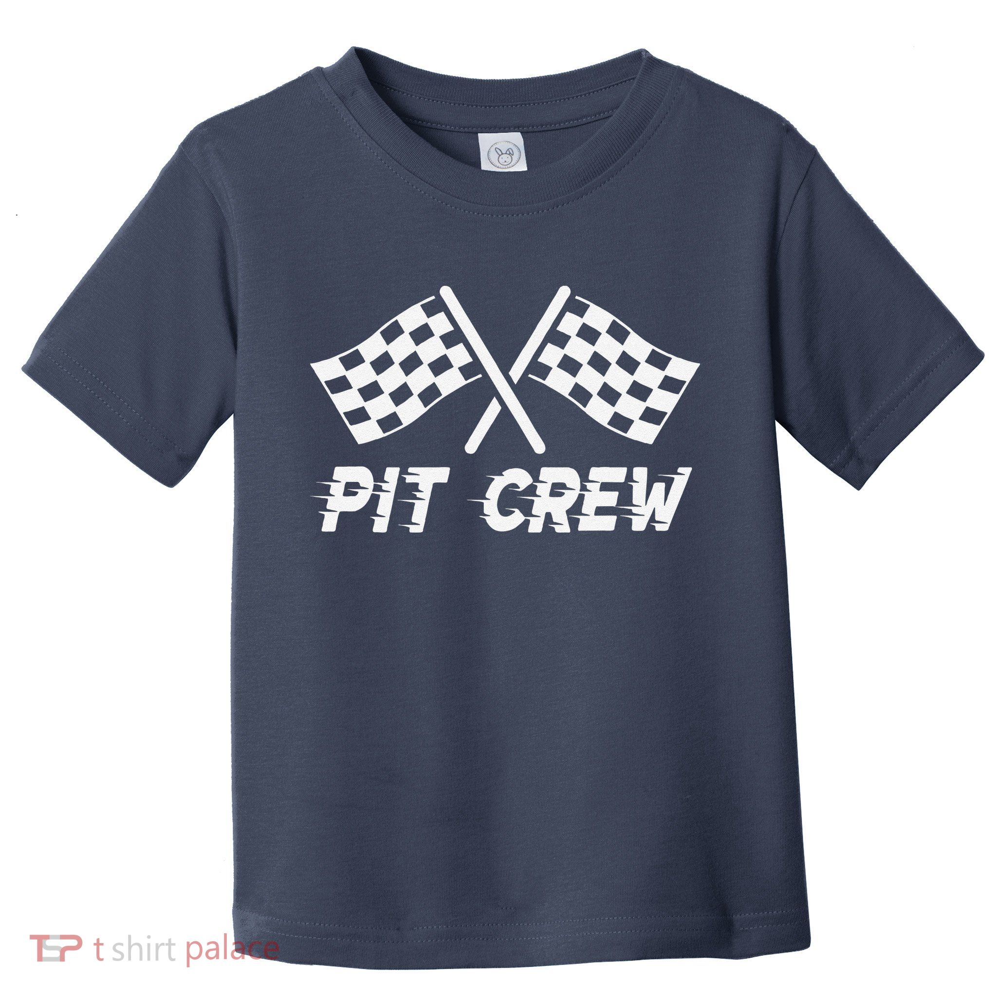 Pit Crew Costume For Race Car Parties Toddler T-Shirt
